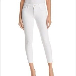 Joe’s Jeans “Flawless” The Icon Mid Rise Skinny Cropped Jeans White Size 32 NWT